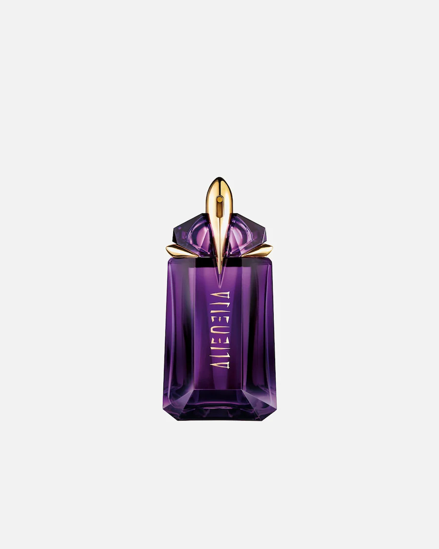Violetter Alien-Flakon von Mugler